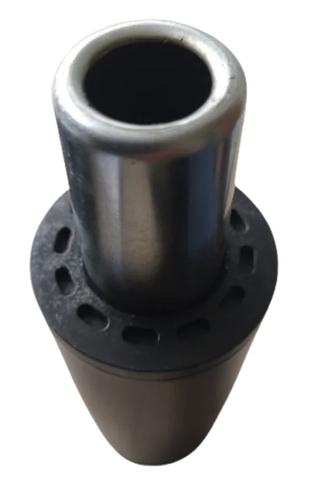 Černý otočný píst bez výškového nastavení pro relaxační křeslo