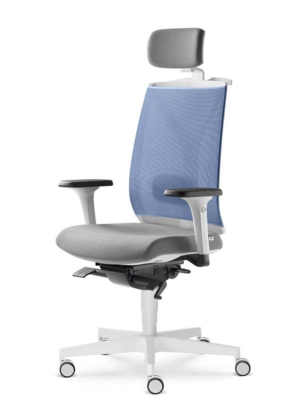 Ergonomická židle Leaf 504-SYS (mechanika s bočním nastavením, 5x blokace)