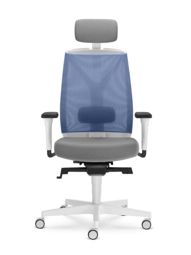 Ergonomická židle Leaf 504-SYS (mechanika s bočním nastavením, 5x blokace)