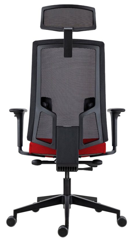 Kancelářská židle LAPEL 2900 SYN-B PDH ALU černá