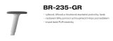 01712-BR-235-GR: BR-235-GR područe, nastavení výška, hloubka. Šířka pomocí klipů pod sedákem. Šedý loketník.