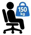 Židle nosnost 150 kg