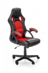 Herní židle BERKEL (černá/červená)