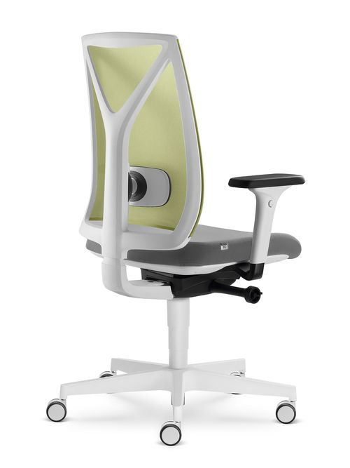 Ergonomická židle Leaf 504-SYQ (mechanika s bočním rychlonastavením, 5x blokace)