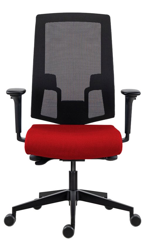 Kancelářská židle LAPEL 2900 SYN-B ALU černá