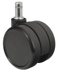 Kolečka k židli plastová 60 mm (5 ks), čep 11 mm