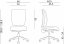 Kancelářská židle 1680 SYN-K Sinko (pogumovaná kolečka)