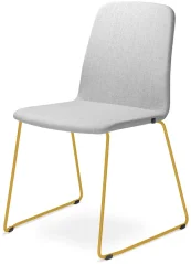 Konferenční židle Sunrise 152-Q-N16 (drátěná kostra - odstín medově žlutá RAL 1005, celočalouněný ko