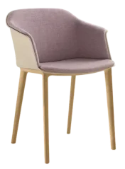 Konferenční křeslo Wave 032-WP (dřevoplastová podnož, plastový korpus s vnitřním čalouněním)