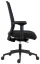 Ergonomická židle 1390 SYN K Tullio se síťovinou, černý sedák, područky - boční pohled