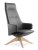 Designové luxusní Křeslo Melody Lounge ML-XL-FR,FW (dřevěný kříž, automatická synch. mechanika)