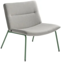 Křeslo Oslo Lounge  OL-K1-N12 (podnož šalvějově zelená PANTONE 17-6212 TCX)