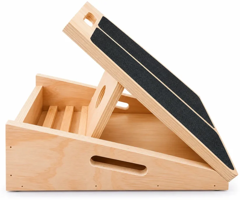 Nastavitelná ergonomická podnožka pod nohy 2v1