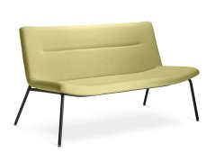 2-místné křeslo OSLO LOUNGE OL-K2-N7 (podnož bronzová prášková barva)