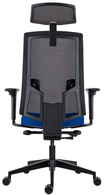 Kancelářská židle LAPEL 2900 SYN-B PDH ALU černá