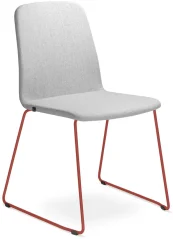 Konferenční židle Sunrise 152-Q-N14 (drátěná kostra - odstín signální červená RAL 3001)