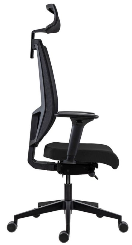 Kancelářská židle LAPEL 2900 SYN-B PDH ALU černá