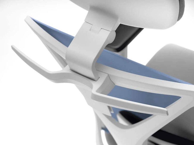 Ergonomická židle Leaf 504-SY (mechanika se spodním nastavením tuhosti, 5x blokace)