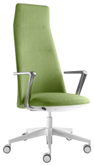 Designové křeslo MELODY DESIGN 795-FR,F40-N0 (hliníkový bíle lakovaný kříž)