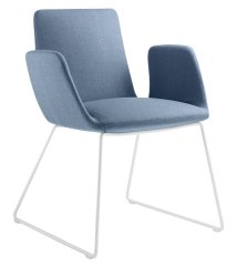 Křesílko HARMONY MODERN 870-Q-N0 (drátěná ocelová podnož, bílý nástřik)