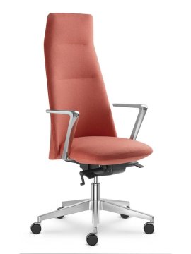 Melody Office - Područe - 01712-BR-796-N6: BR-796-N6 - područe (hliníkové-leštěné, PUR opěrka čal. kůží)