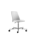 Pracovní židle MELODY CHAIR 361,F37-N6 (5-ramenný ALU leštěný kříž, kolečka)