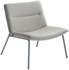 Křeslo Oslo Lounge OL-K1-N15 (podnož holubí modrá  RAL 5014)