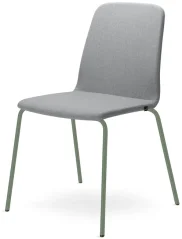 Konferenční židle Sunrise 152-N12 (kostra šalvějově zelená PANTONE 17-6212 TCX, celočalouněný korpus