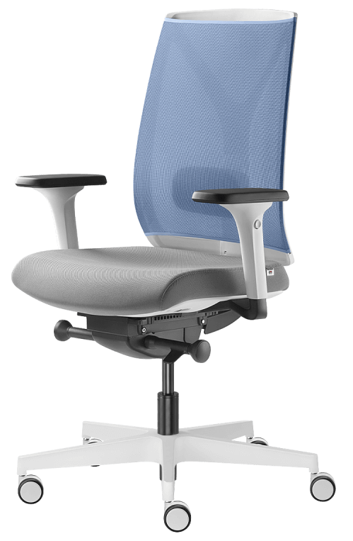 Ergonomická židle Leaf 504-SYQ (mechanika s bočním rychlonastavením, 5x blokace)