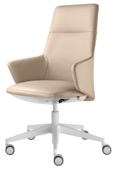 Designové křeslo MELODY DESIGN 786-FR,F40-N0 (hliníkový bíle lakovaný kříž)