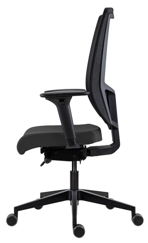 Kancelářská židle LAPEL 2900 SYN-B ALU černá