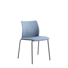 Konferenční židle Trend 532-N1 (podnož černá, čal. sedák i opěrák, stohovatelná)