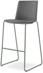 Barová židle SKY FRESH 065-Q-N12 (4-nohá kostra šalvějově zelená PANTONE 17-6212 TCX, celočalouněný