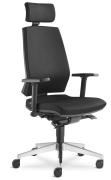 LD Seating STREAM – ergonomické židle s čalouněným opěrákem