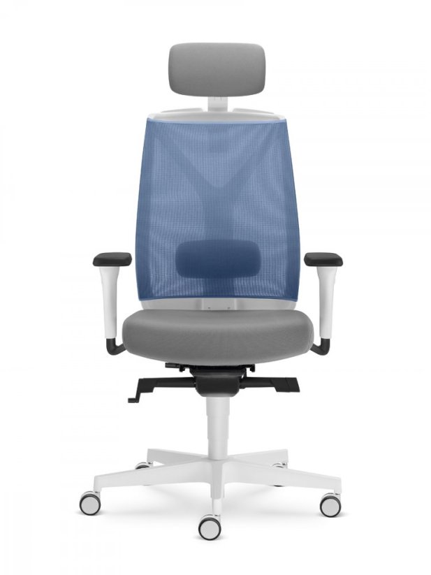 Ergonomická židle Leaf 504-SYS (mechanika s bočním nastavením, 5x blokace)