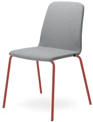 Konferenční židle Sunrise 152-N14 (kostra odstín signální červená RAL 3001, celočalouněný korpus, st