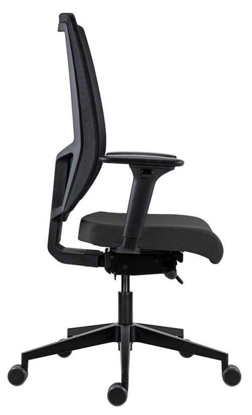 Kancelářská židle LAPEL 2900 SYN-B ALU černá