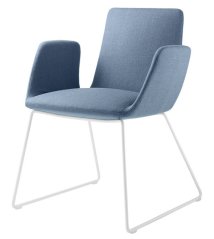 Křesílko HARMONY MODERN 870-Q-N0 (drátěná ocelová podnož, bílý nástřik)