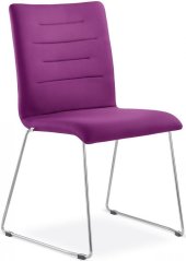 Konferenční židle OSLO 226-Q-N4 (drátěná ocelová podnož, chromovaná)