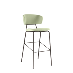 Barová židle FLEXI CHAIR 122-N7, kostra bronzová prášková barva