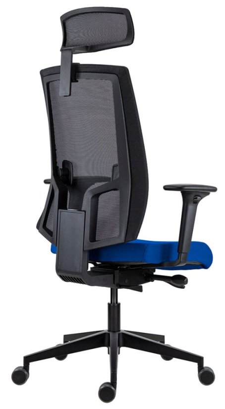 Kancelářská židle LAPEL 2900 SYN-B PDH ALU černá