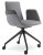 Konferenční křeslo HARMONY MODERN 870,F95-BL (4 ramenný nylonový černý kříž, kolečka)