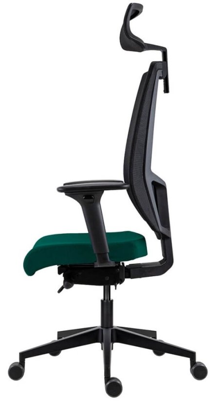 Kancelářská židle LAPEL 2900 SYN-B PDH ALU černá