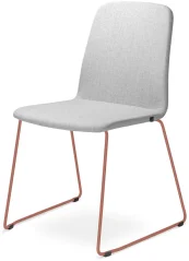 Konferenční židle Sunrise 152-Q-N13 (drátěná kostra - odstín cihlově červená PANTONE 17-1532 TCX)