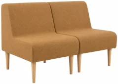 PIAVE 102 WOOD - 2místná lounge pohovka na dřevěných nohách