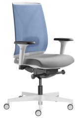 Ergonomická židle Leaf 504-SYQ (mechanika s bočním rychlonastavením, 5x blokace)