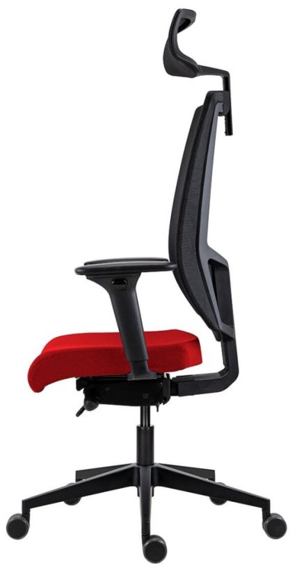 Kancelářská židle LAPEL 2900 SYN-B PDH ALU černá