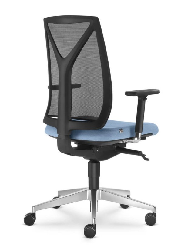 Ergonomická židle Leaf 503-SY (mechanika se spodním nastavením tuhosti, 5x blokace)