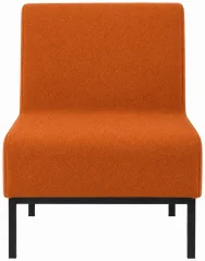 PIAVE 100 METAL - lounge křeslo bez područí s kovovou podnoží