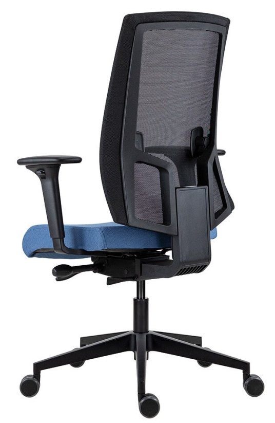 Kancelářská židle LAPEL 2900 SYN-B ALU černá